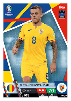 Alexandru Cicaldau Romania Topps Match Attax EURO 2024 #ROM9